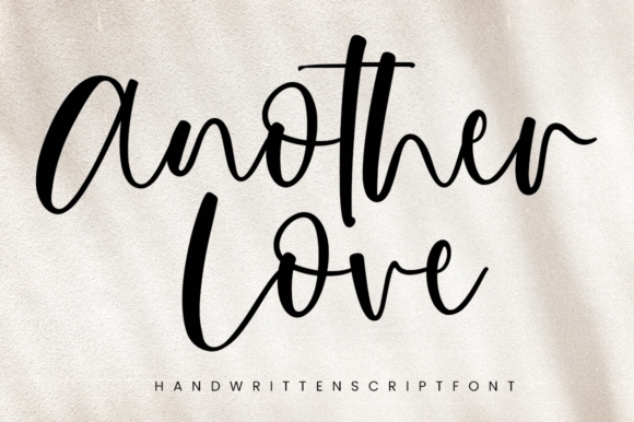 Another Love Script Font for Handmade Creators