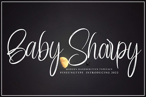 Baby Sharpy: A Fresh Handwritten Font for Small Business Branding