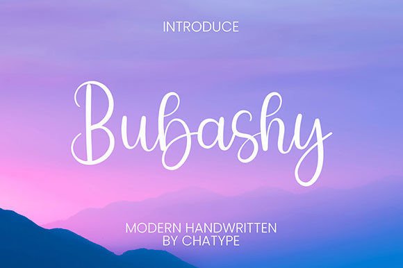 Bubashy: A Friendly Handwritten Script Font That Feels Like It Belongs