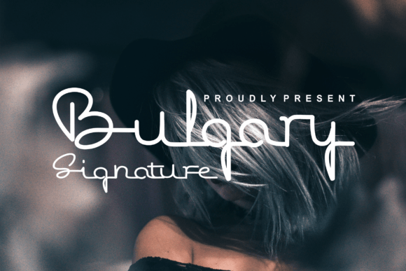 Bulgary Signature: A Modern Handwritten Script Font for Editorial Design
