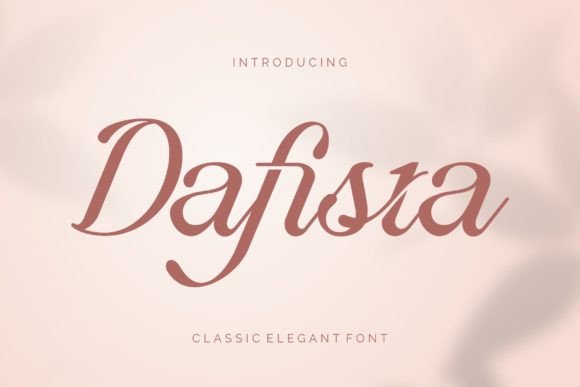 Dafista: A Timeless Script Font for Polished Branding