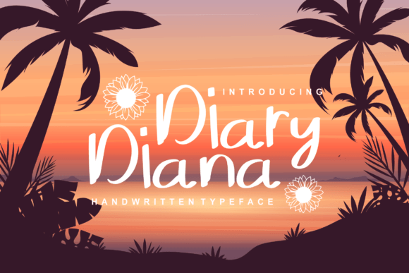 Diary Diana: A Handwritten Font That Feels Like a Warm Welcome