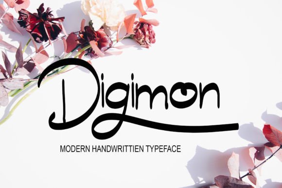 Digimon: A Thoughtful Script Font for Editorial Warmth