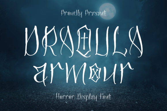 Draqula Armour: A Horror Handwritten Font That Grabs Attention