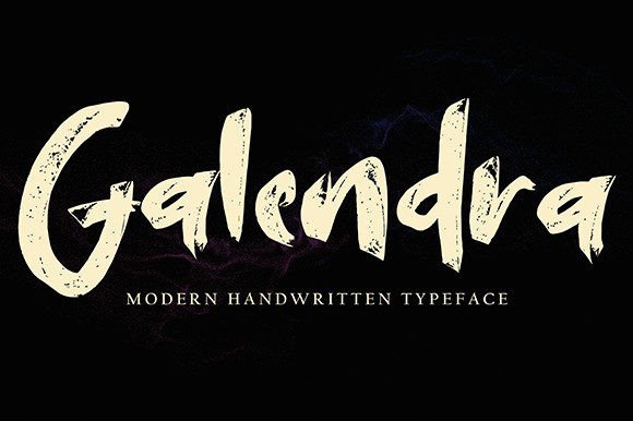 Galendra: A Bold Brush Script Font for Real Branding Work