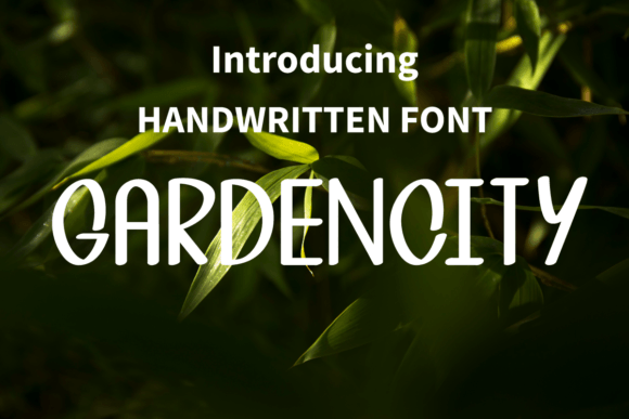 Gardencity: A Handwritten Font That Feels Like a Warm Invitation