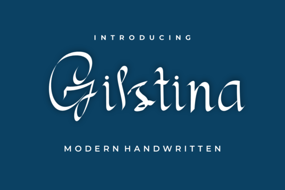 Gilstina: A Playful Handwritten Font for Digital Brand Moments