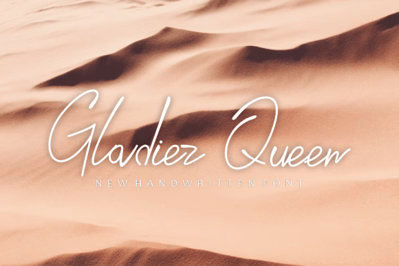 Gladiezqueen: A Script Font That Makes Your Campaign Stand Out
