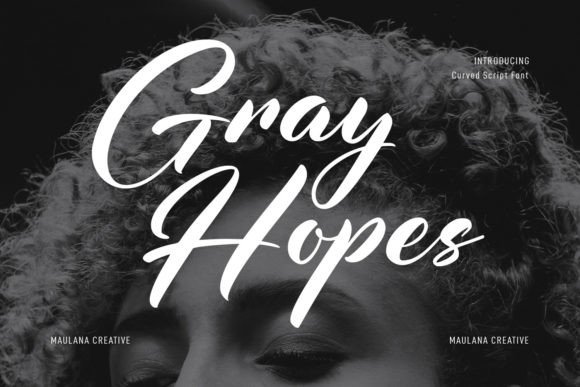 Gray Hopes: A Modern Handwritten Font for Crafters & Sellers