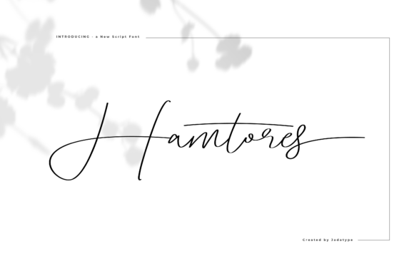Hamtores: A Handwritten Font That Feels Like Home