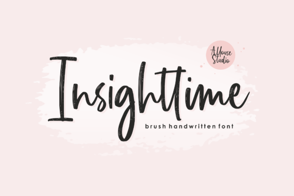 Insighttime: A Thoughtful Script Font for Meaningful Moments