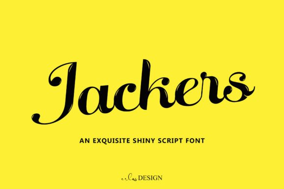 Jackers: A Handwritten Script Font That Elevates Your Brand