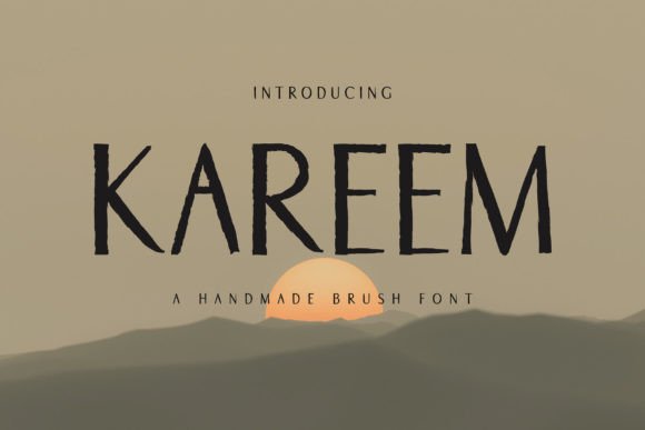 Kareem: A Modern Handwritten Typeface for Editorial Design