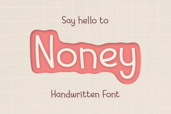 Noney: A Thin, Modern Handwritten Font for Real Branding