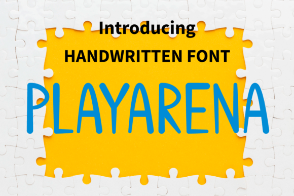 Playarena: A Handwritten Font That Converts Scroll Into Stop
