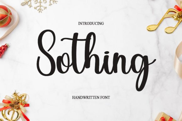 Sothing: A Handwritten Font That Makes Your Brand Feel Thoughtful
