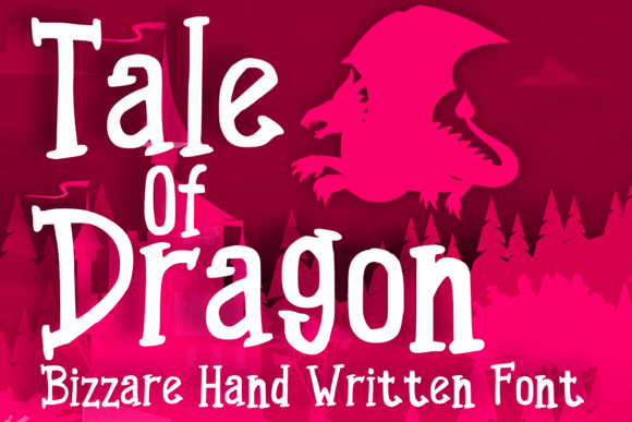 Tale of Dragon: A Handwritten Font with Editorial Warmth