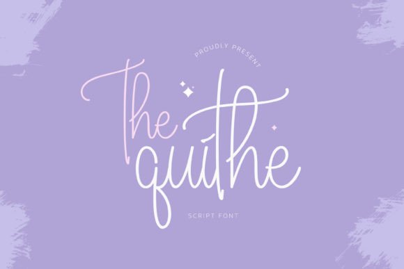 The Quithe: A Delicate Handwritten Font for Crafters & Sellers