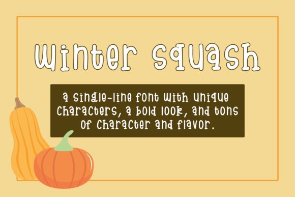 Winter Squash Font: A Warm, Handwritten Script for Authentic Branding