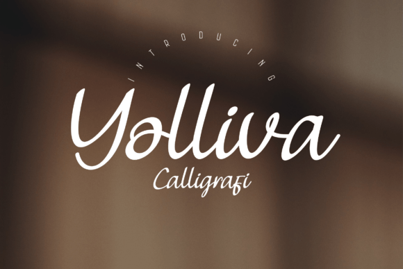 Yolliva Calligrafi: A Modern Handwritten Typeface for Digital Branding