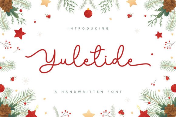 Yuletide: A Handwritten Script Font for Warm, Human Digital Branding