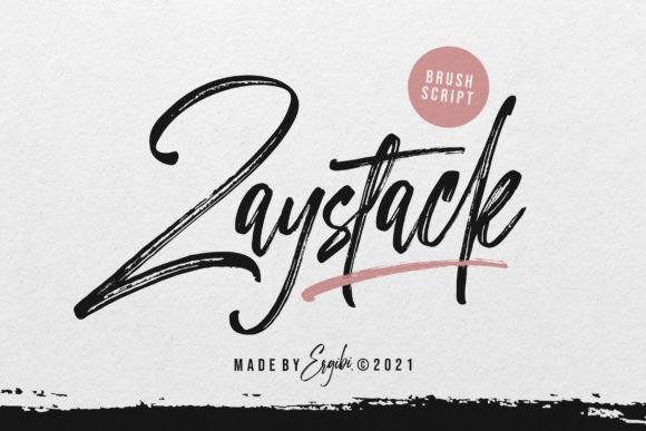 Zaystack: A Handwritten Font That Feels Like Real Ink